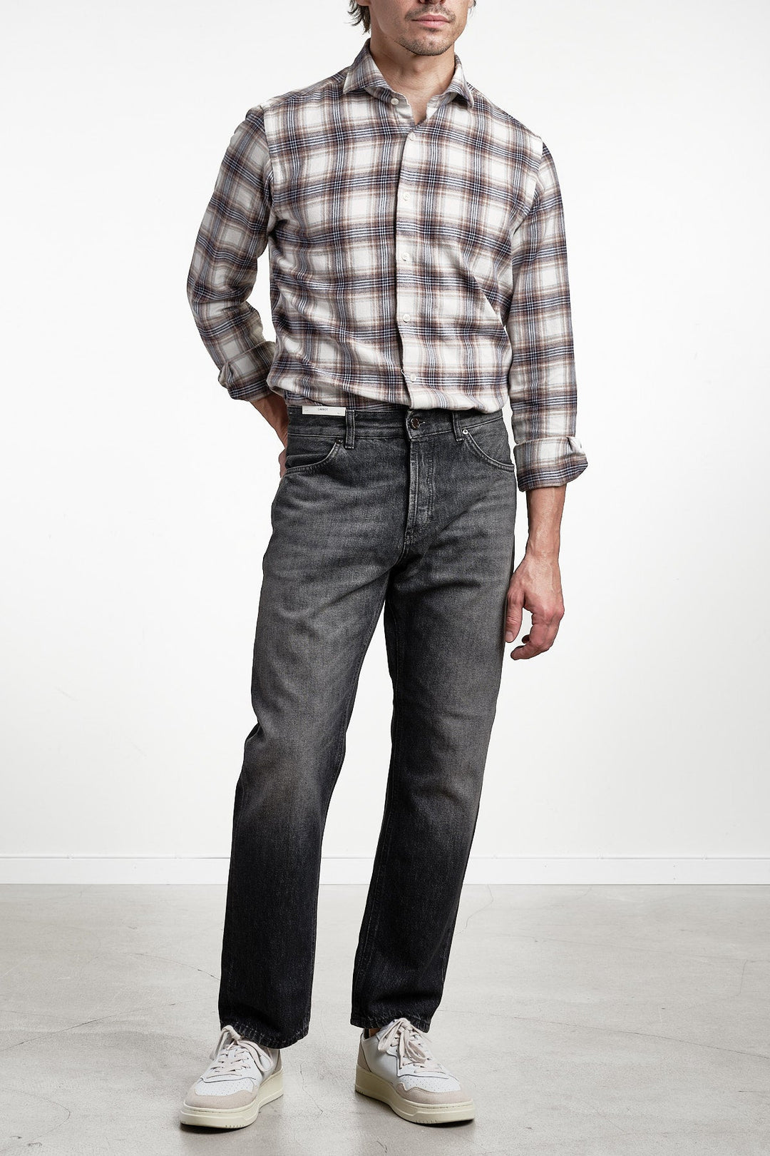 Barrel Denim Jeans Grey – PT TORINO, detalj