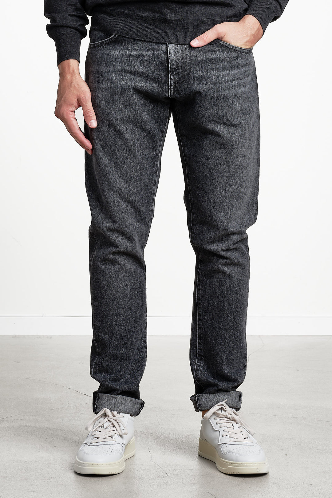 Breakbeat Denim Jeans Grey – PT Torino, framifrån