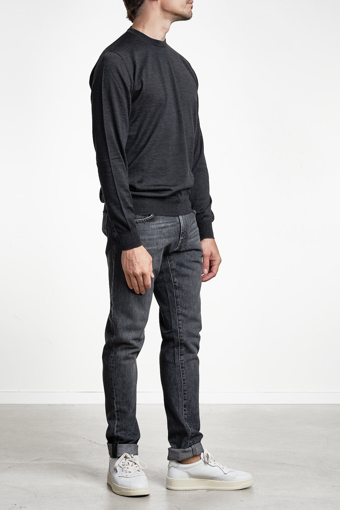 Breakbeat Denim Jeans Grey – PT Torino, helbild snett