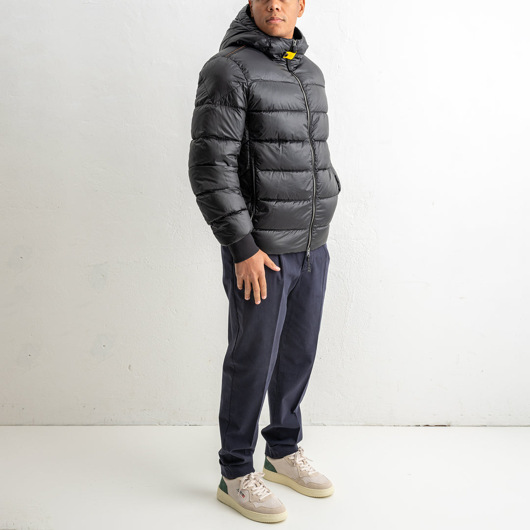 Pharrell Hooded Bomber Jacket Black