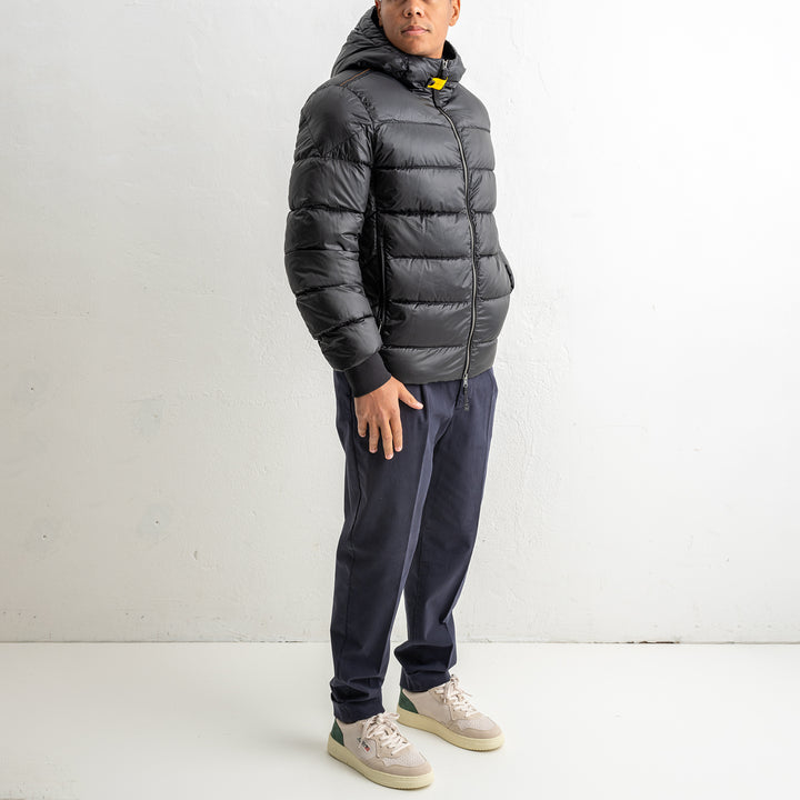 Pharrell Hooded Bomber Jacket Black