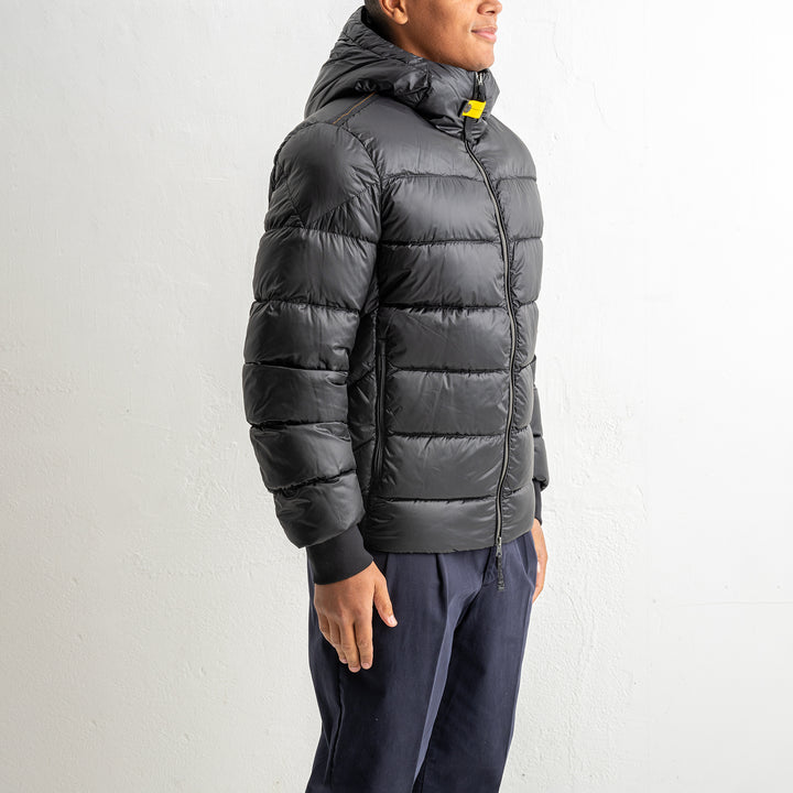 Pharrell Hooded Bomber Jacket Black