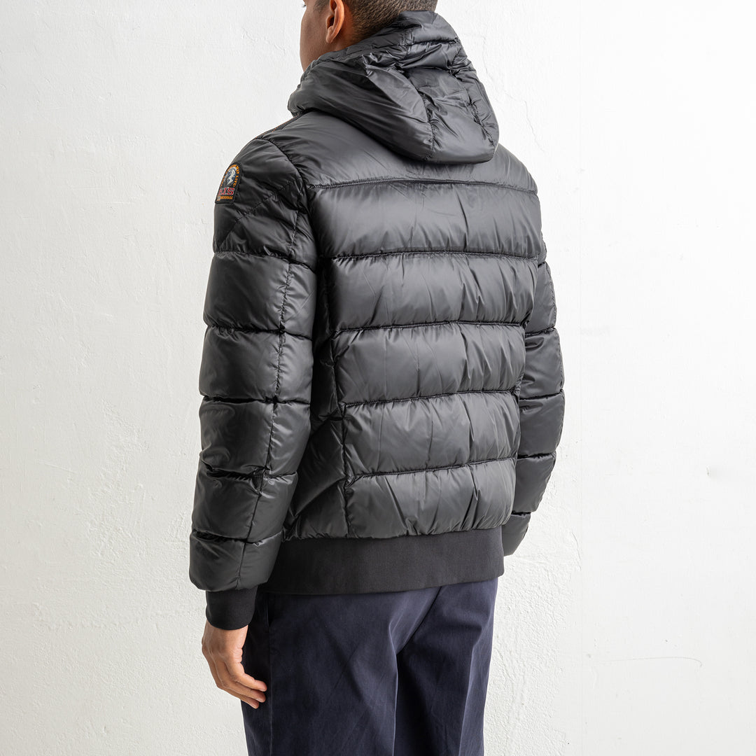 Pharrell Hooded Bomber Jacket Black
