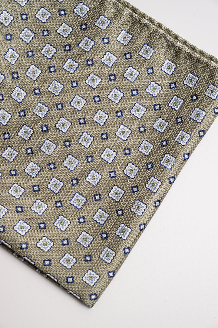 Pocket Square Olive
