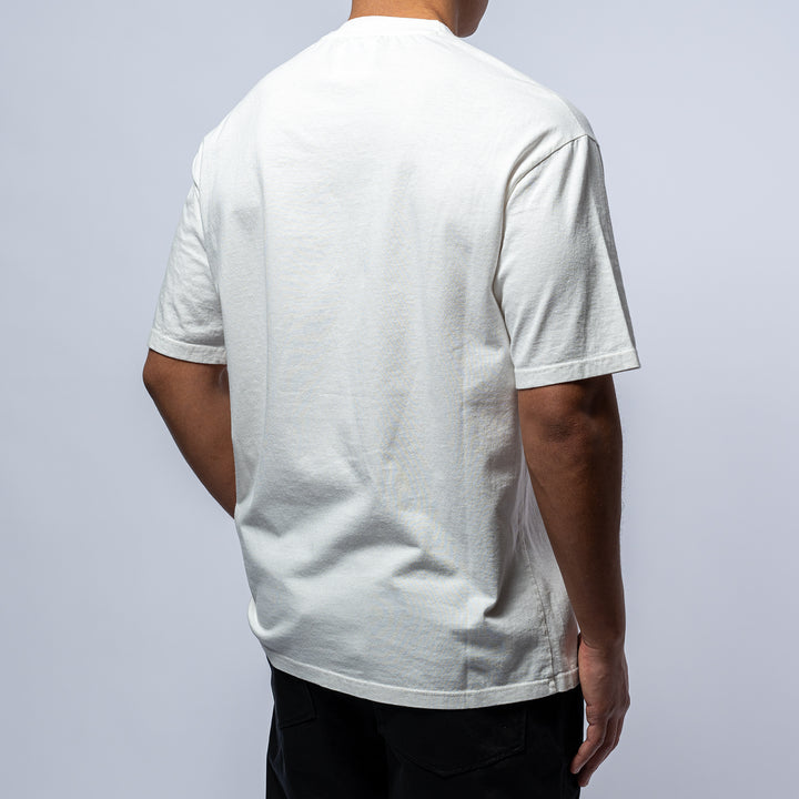 T-Shirt Pocket L/S Hand Paint P'S OFF WHITE