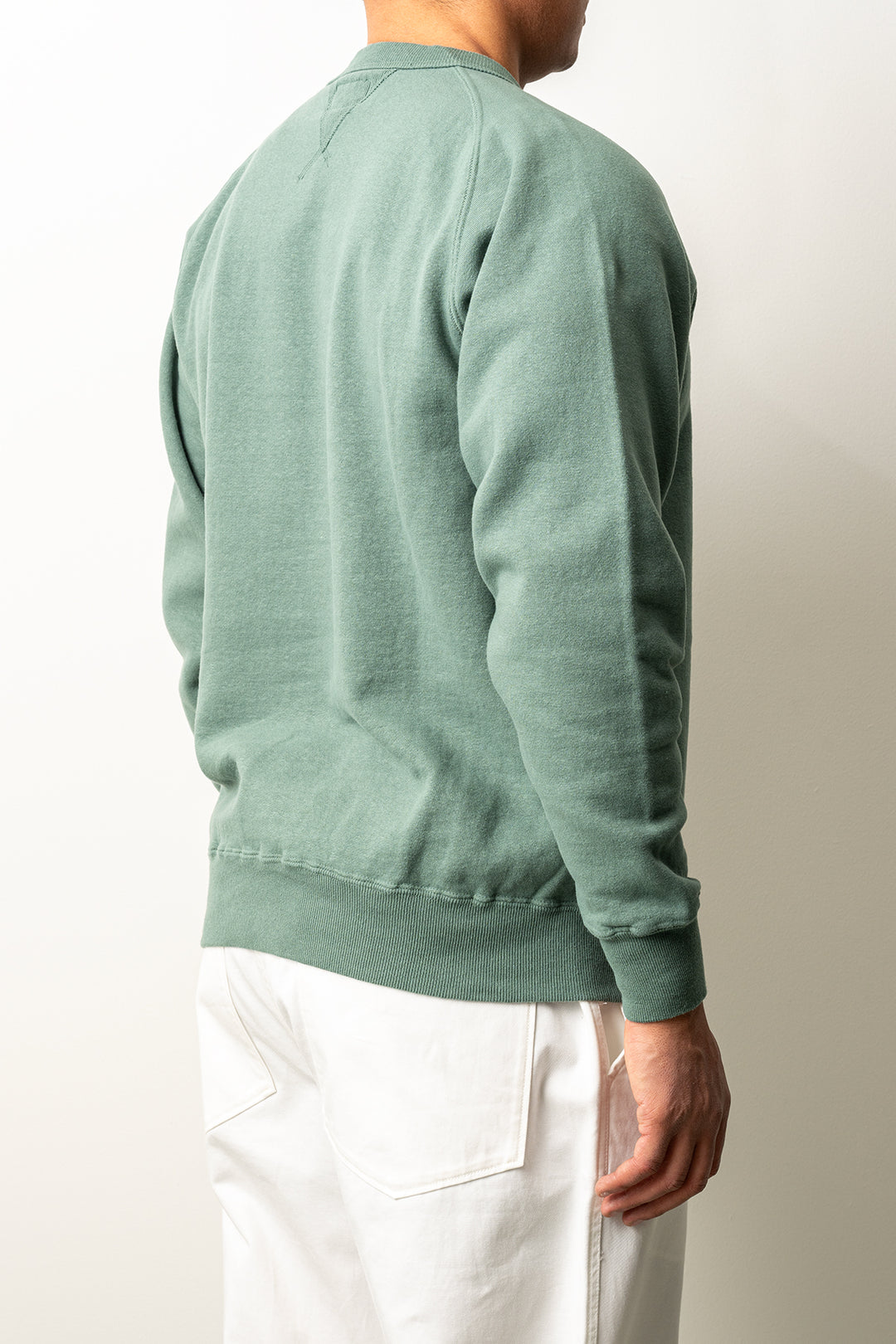 Puamana Crewneck Raglan Sweatshirt Sagebrush Green
