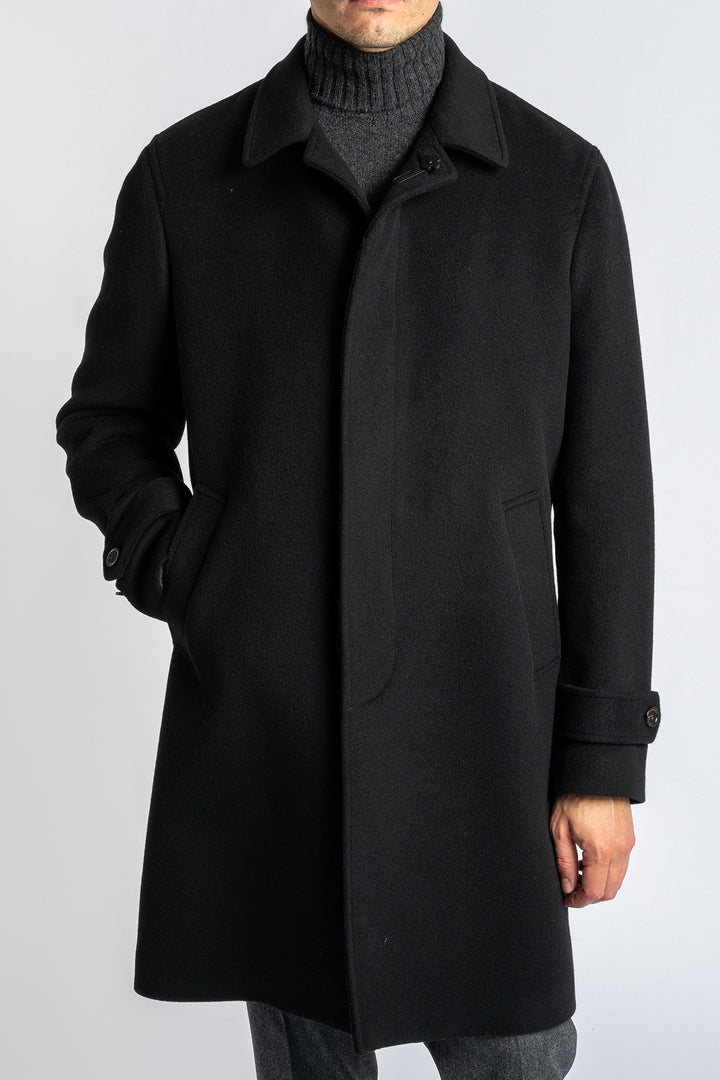 Raglan Trench Coat Black
