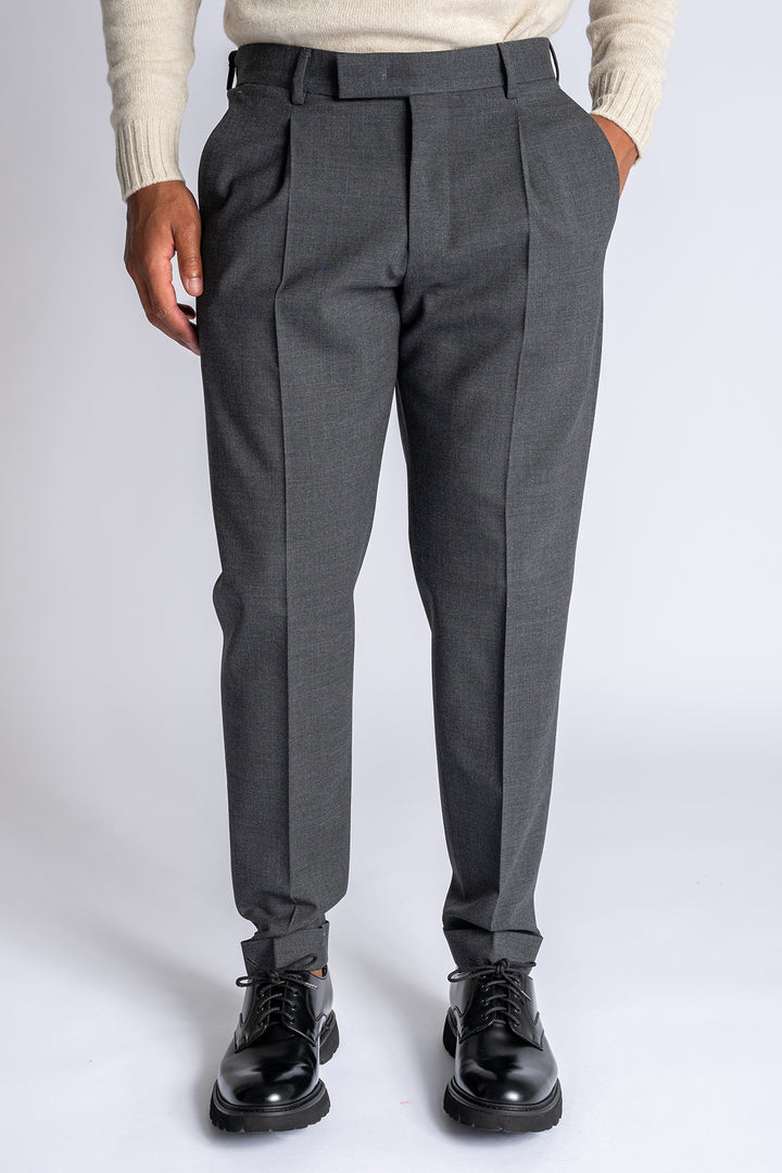 Rebel Wool Stretch Trouser Antracite