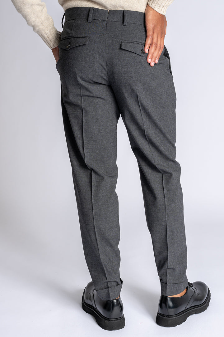 Rebel Wool Stretch Trouser Antracite
