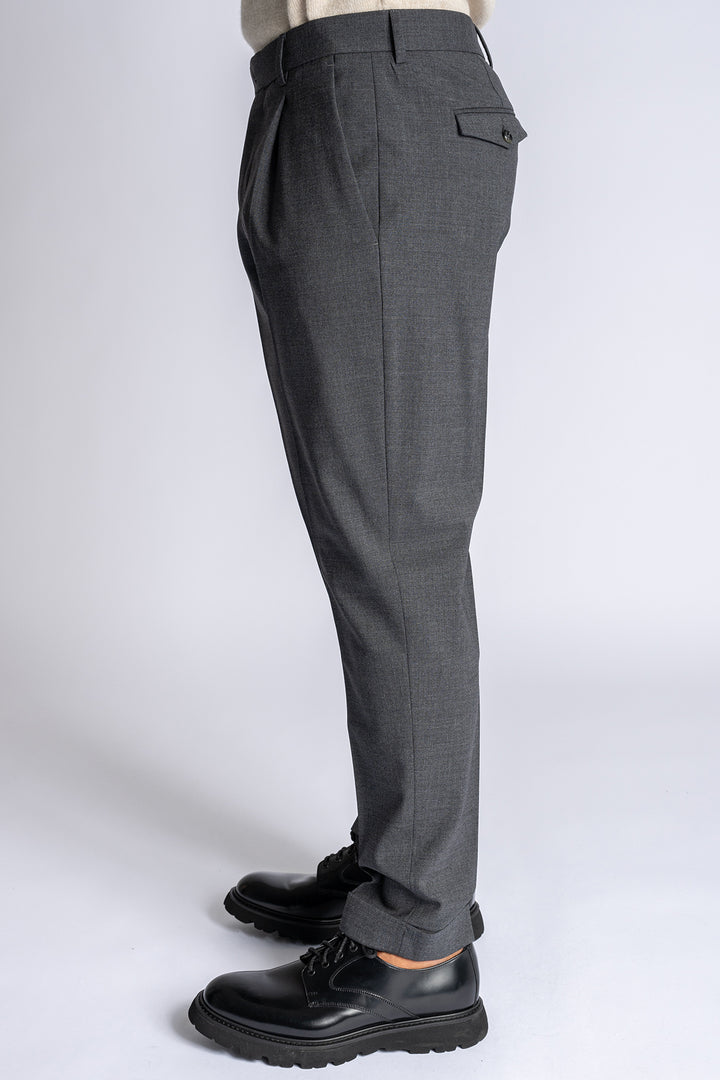Rebel Wool Stretch Trouser Antracite