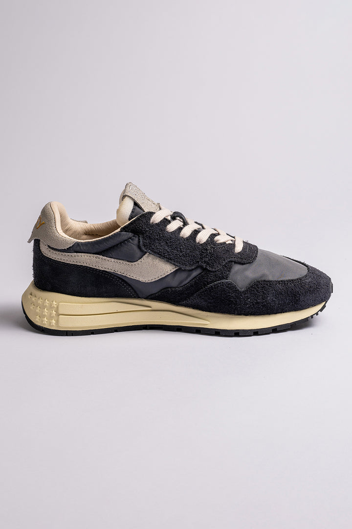 Reelwind Nylon/Suede Sneaker Black