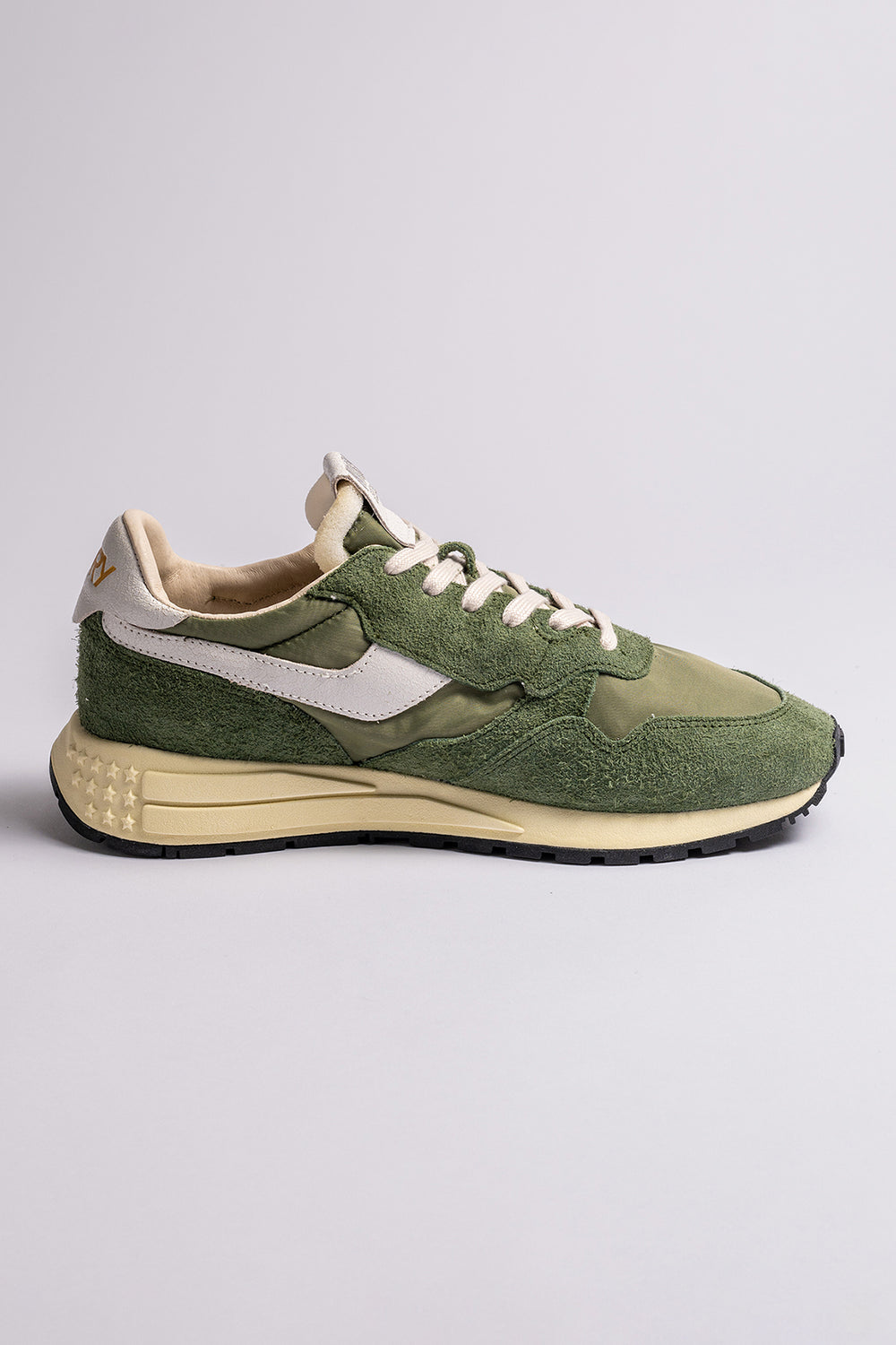 Reelwind Nylon/Suede Sneaker White/Military