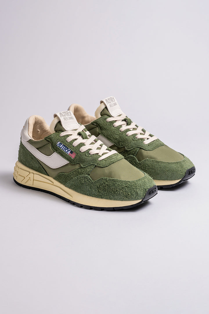 Reelwind Nylon/Suede Sneaker White/Military