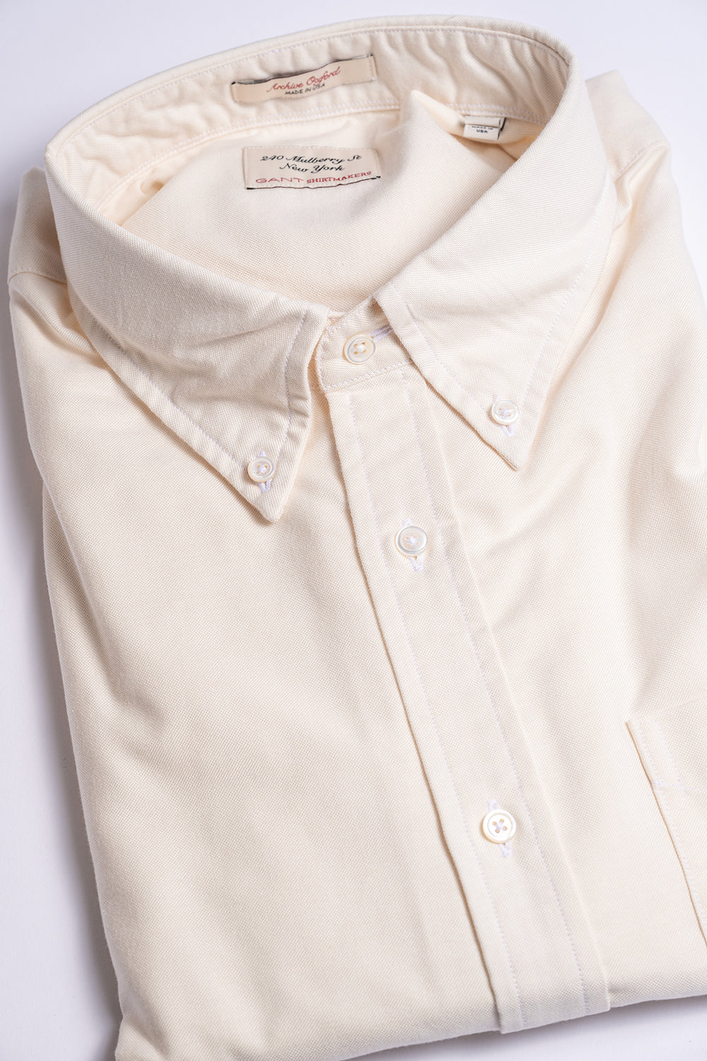 Relaxed Oxford Shirt CREAM