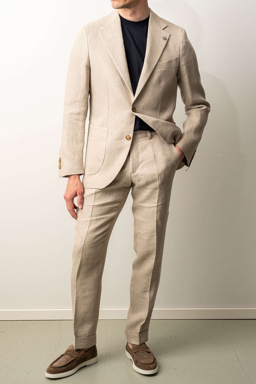 Ryhs Linen Blazer Beige