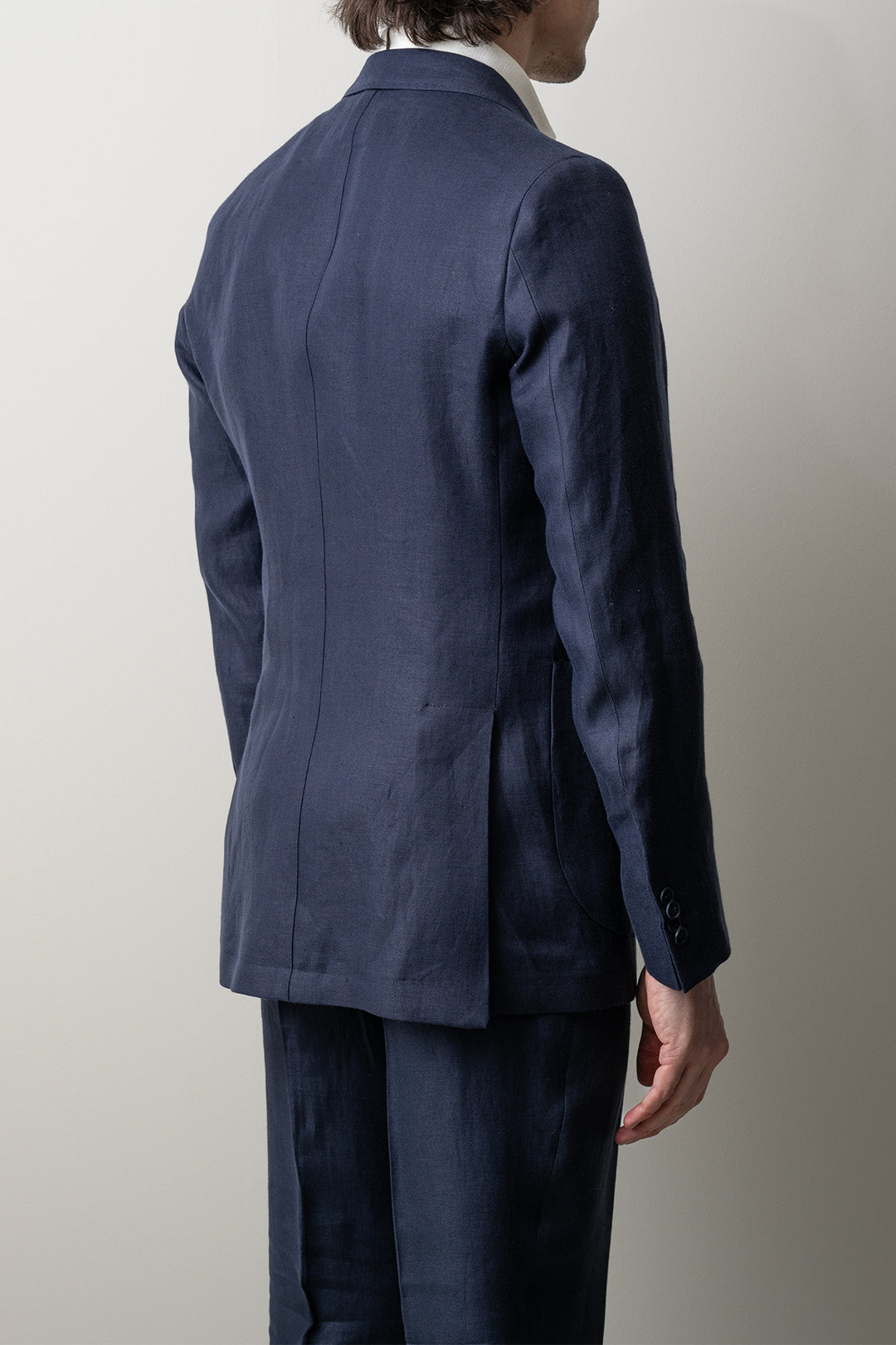 Ryhs Linen Blazer Dark Navy