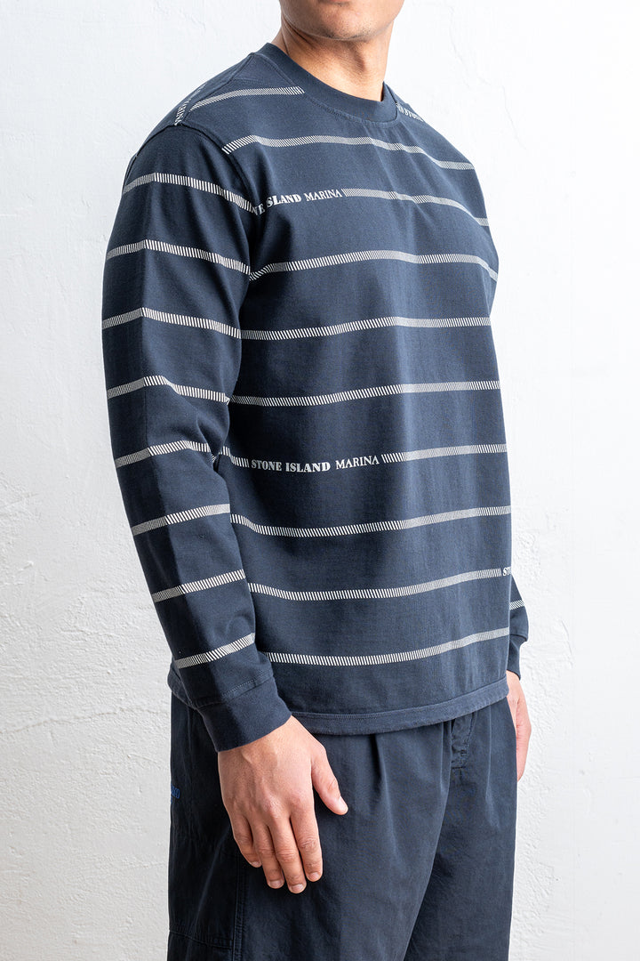 SI Marina Stripe Sweatshirt Blue