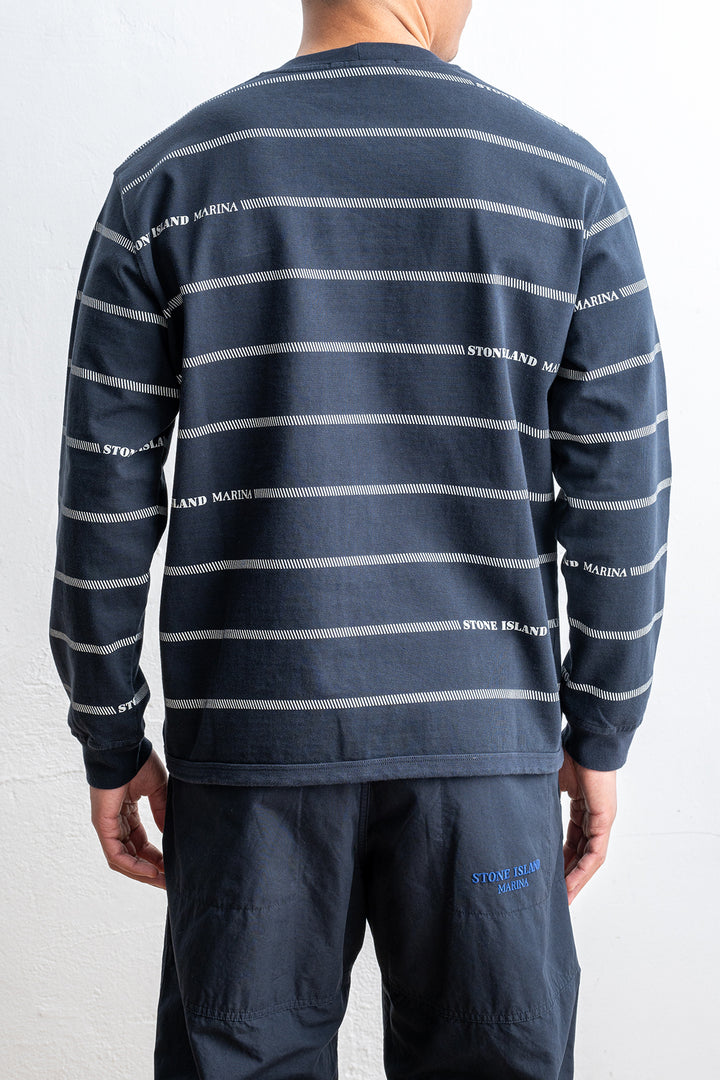 SI Marina Stripe Sweatshirt Blue
