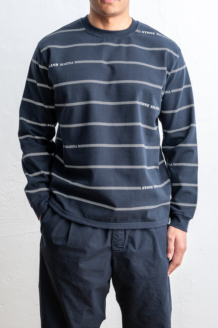SI Marina Stripe Sweatshirt Blue