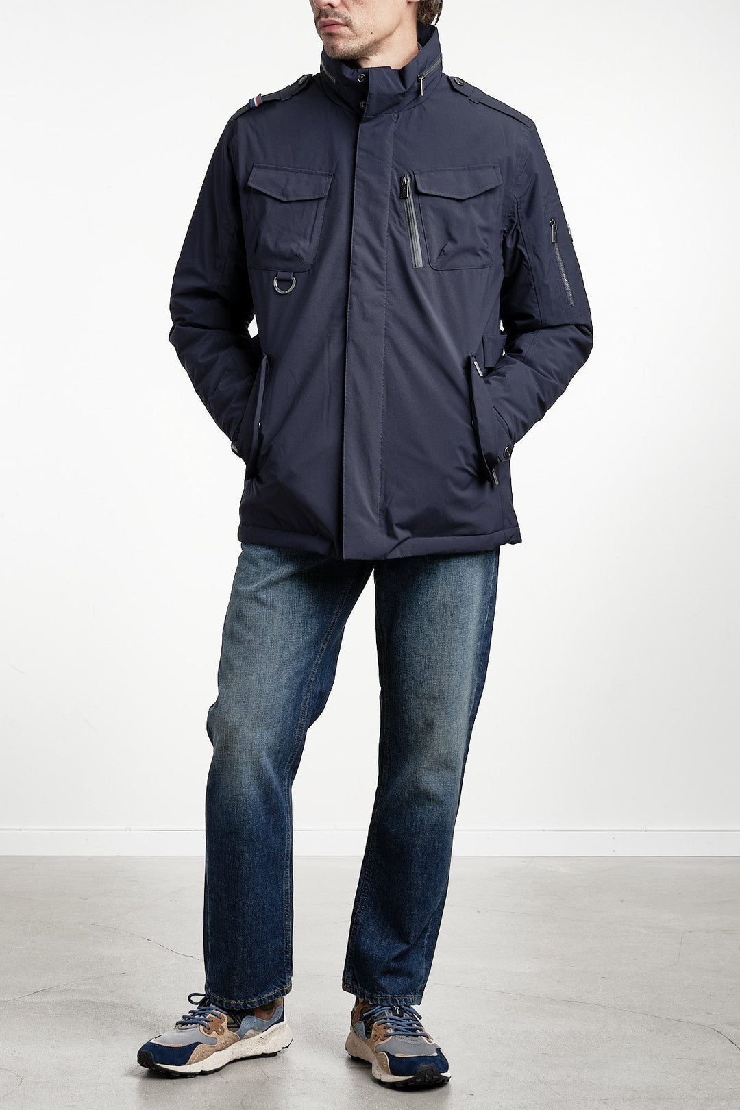 Livorno Freddo Jkt M Navy – SNOOT, detalj