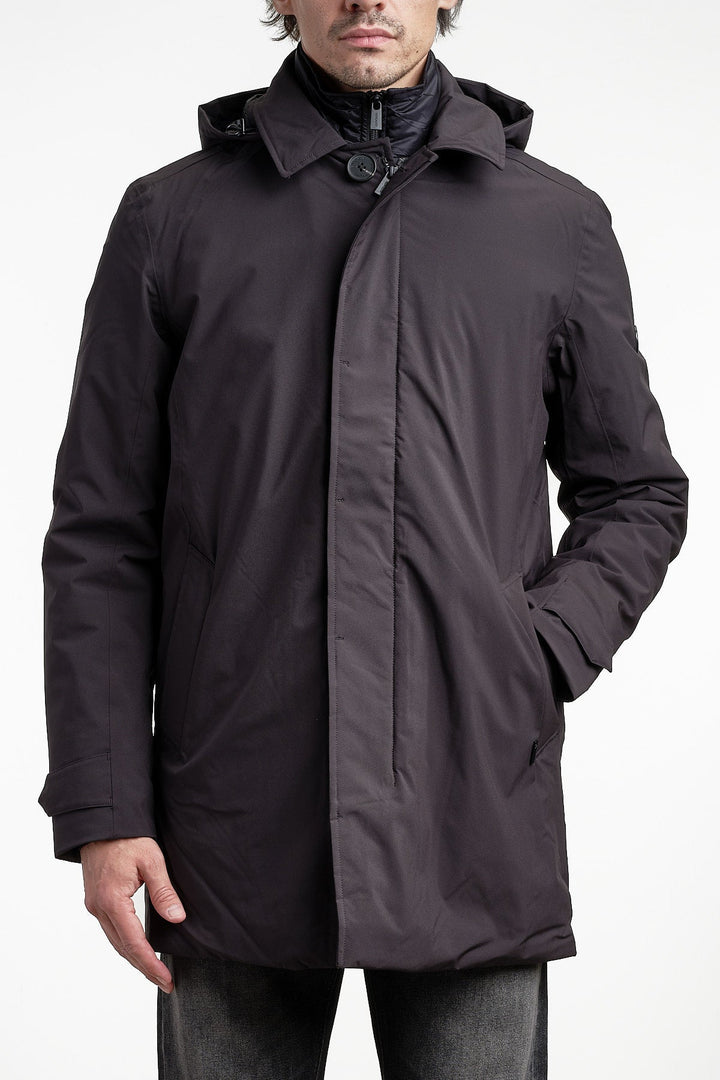 Rivello Due Coat M Black – SNOOT, framifrån
