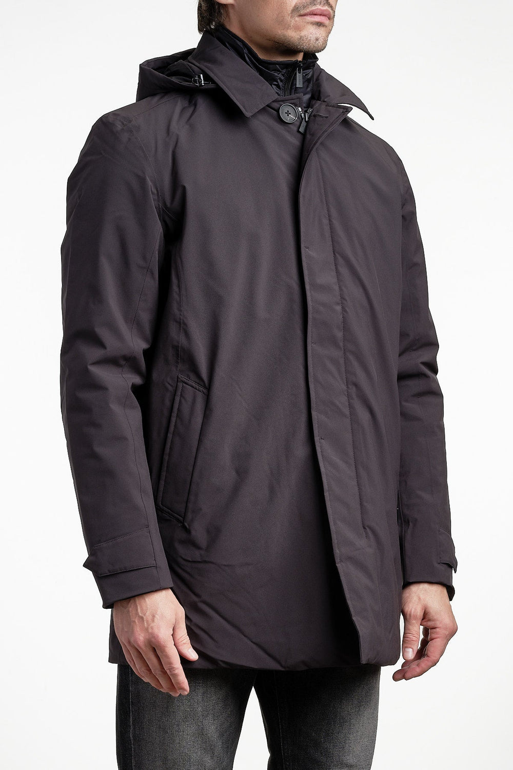 Rivello Due Coat M Black – SNOOT, bakifrån