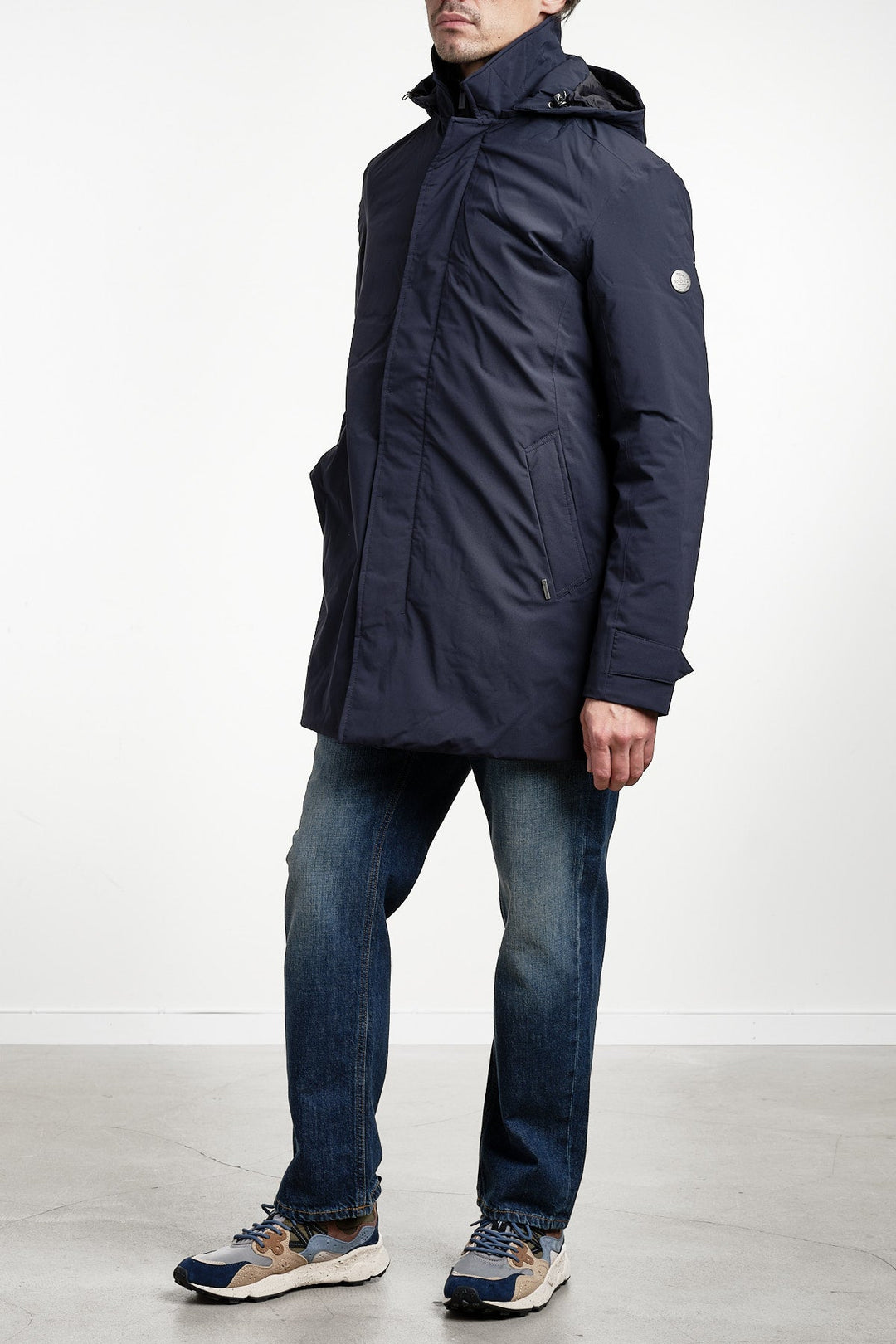 Rivello Due Coat M Navy – SNOOT, detalj