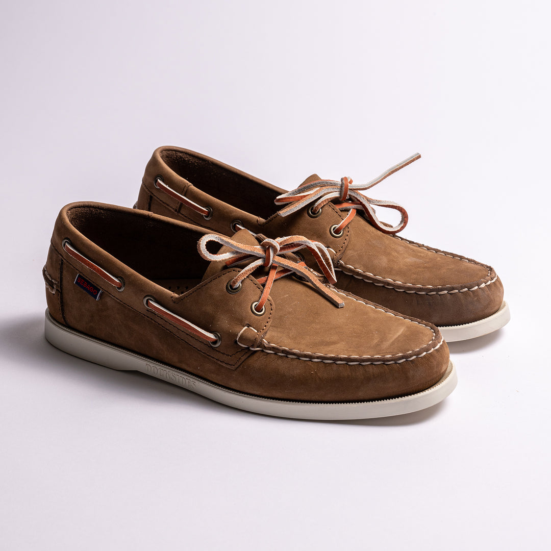 Docksides Portland Nubuck Dark Brown