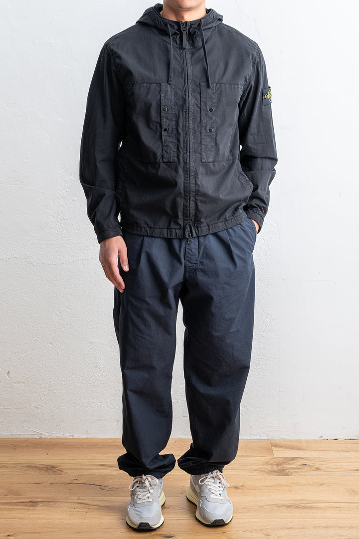 Short Cotton Parka Black