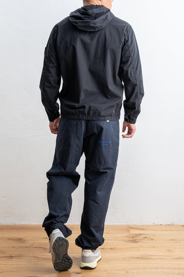 Short Cotton Parka Black