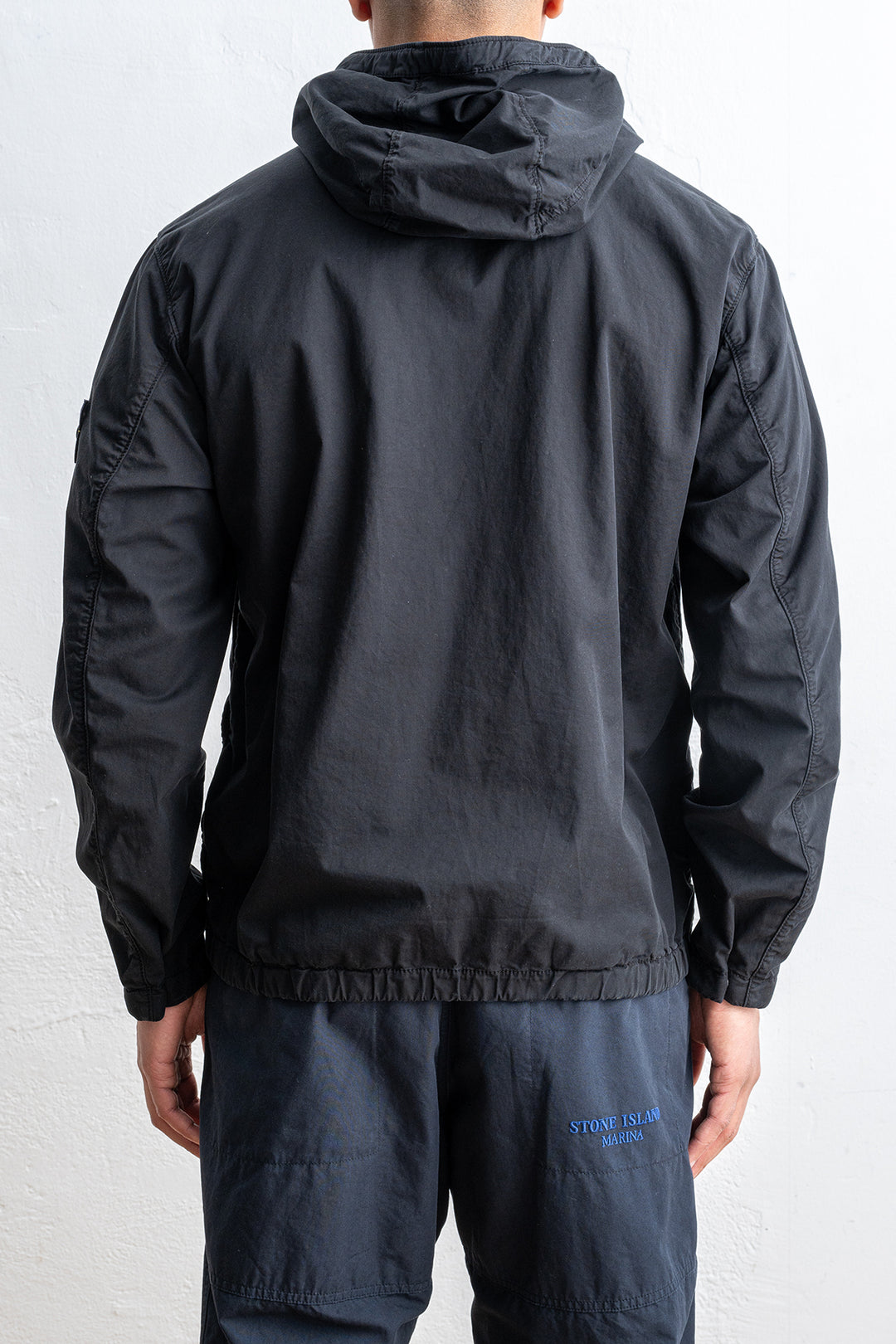 Short Cotton Parka Black