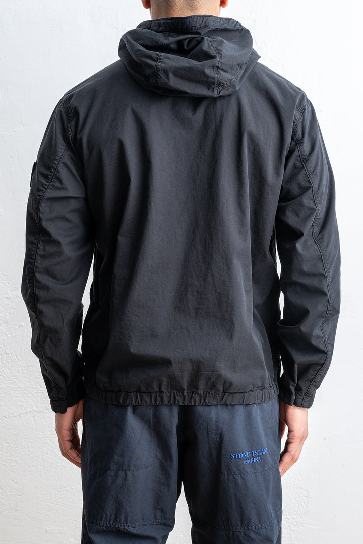 Short Cotton Parka Black