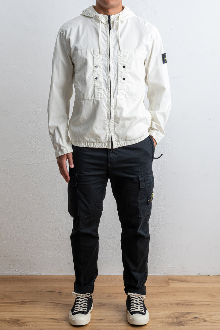 Short Cotton Parka IVORY