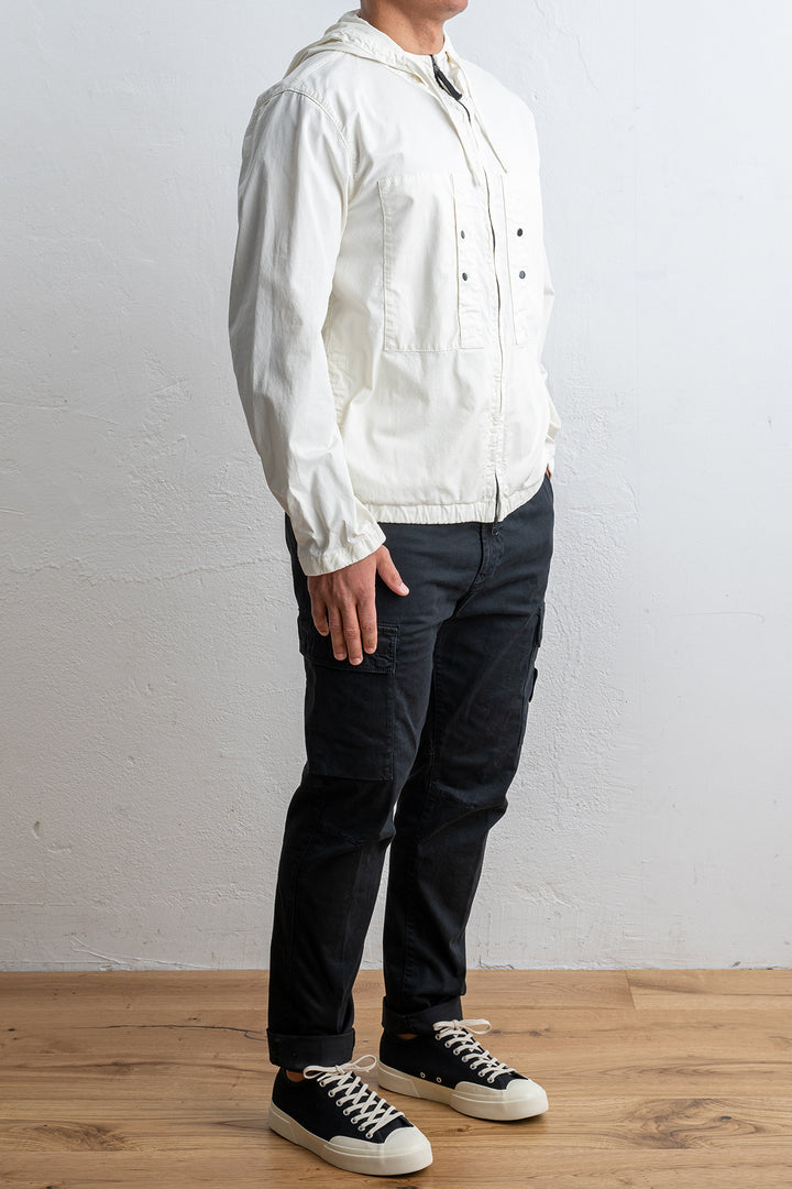Short Cotton Parka IVORY