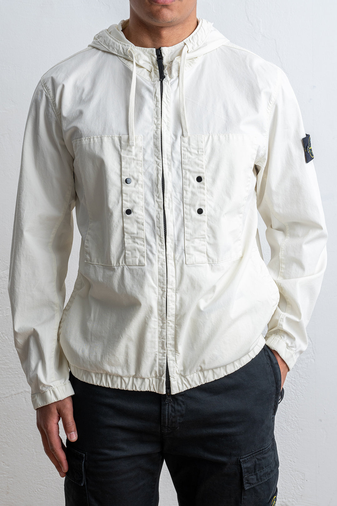 Short Cotton Parka IVORY