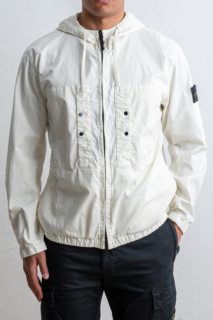 Short Cotton Parka IVORY