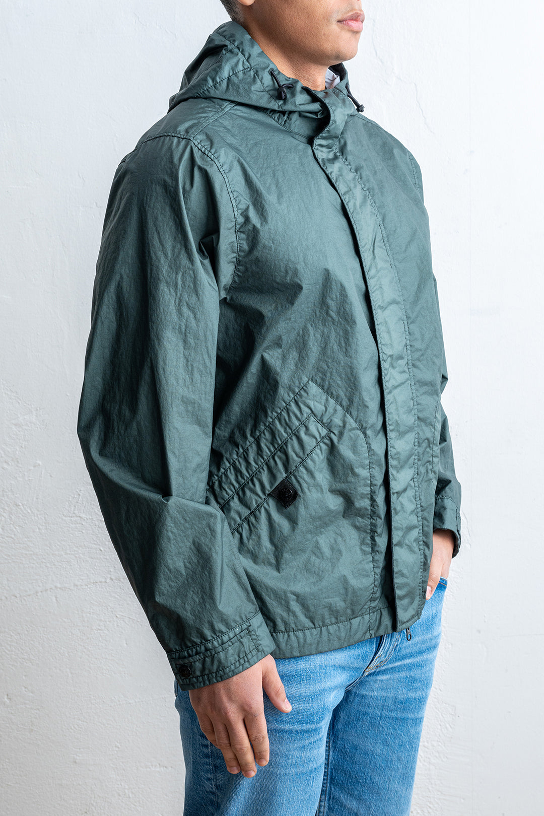 Short Membrana Parka BOTTLE GREEN