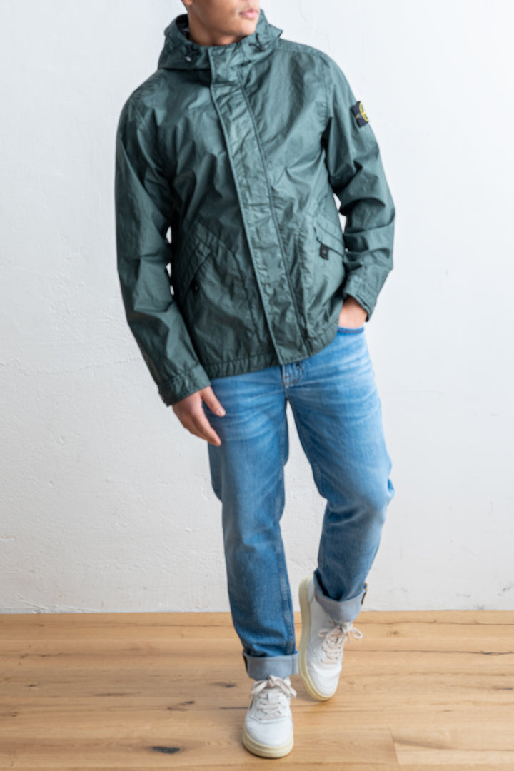 Short Membrana Parka BOTTLE GREEN