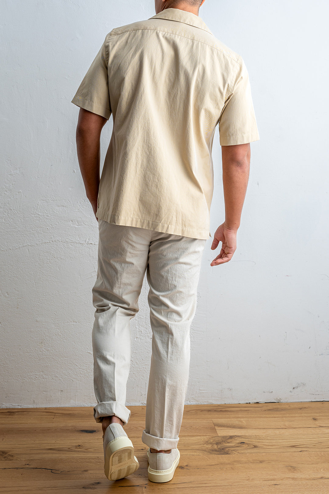Short Sleeved Shirt Beige
