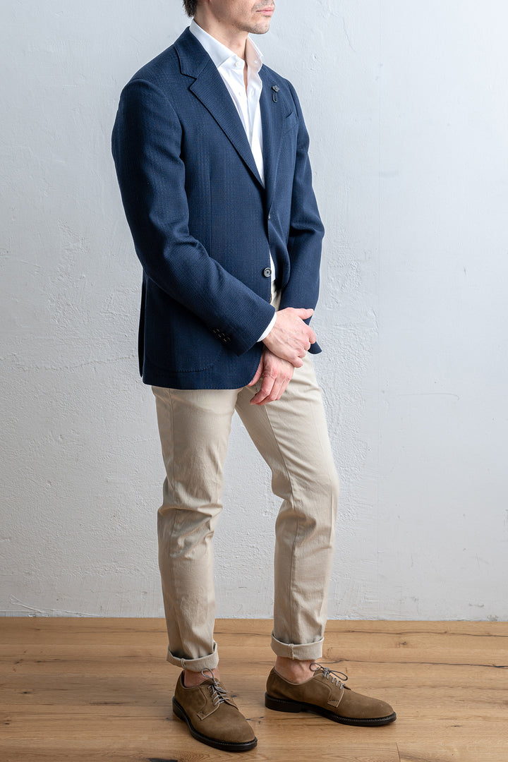 Single Breasted Roma Blazer Navy