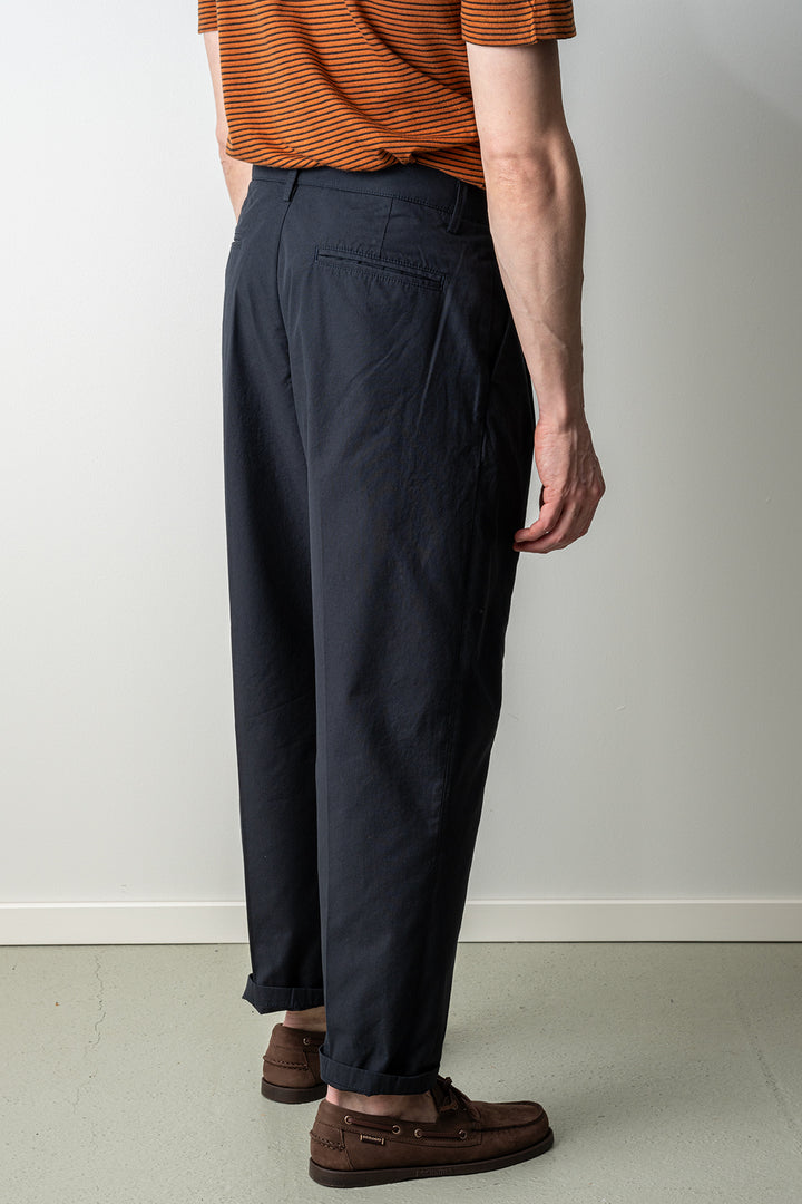 Stan Cropped Trouser Navy