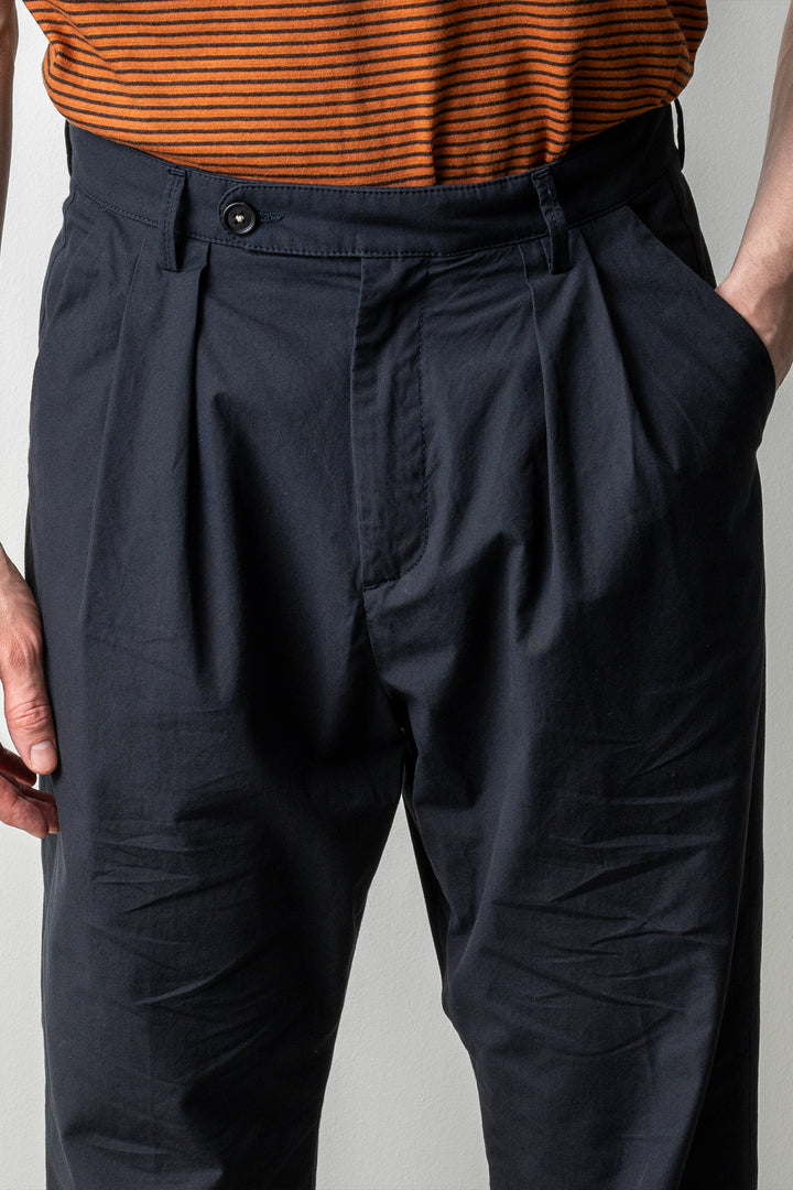 Stan Cropped Trouser Navy