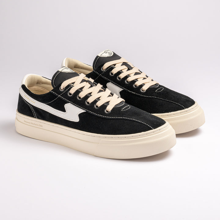 Dellow S-Strike Cup Suede Sneaker Black/White