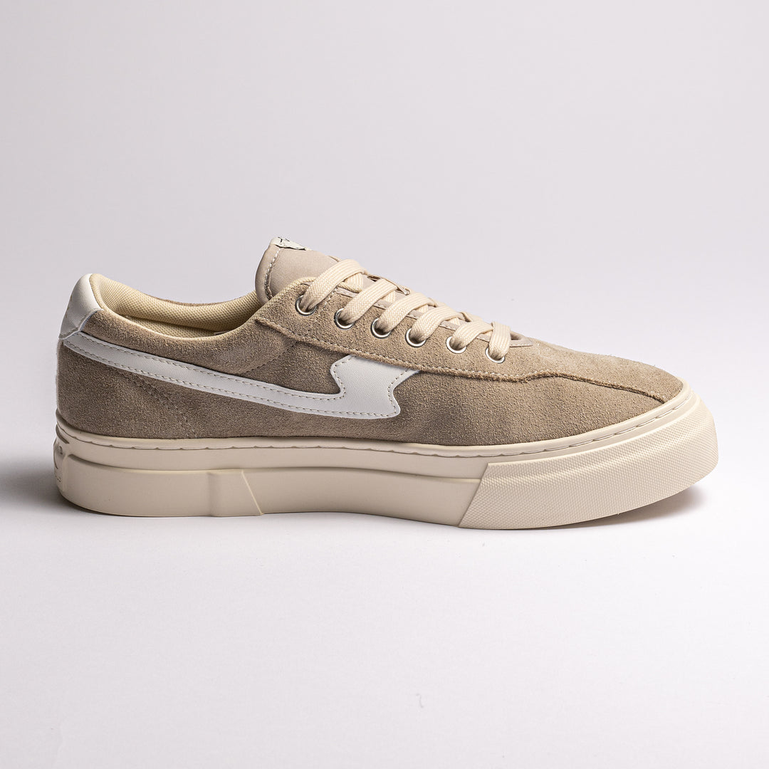 Dellow S-Strike Cup Suede Sneaker Light Grey/White