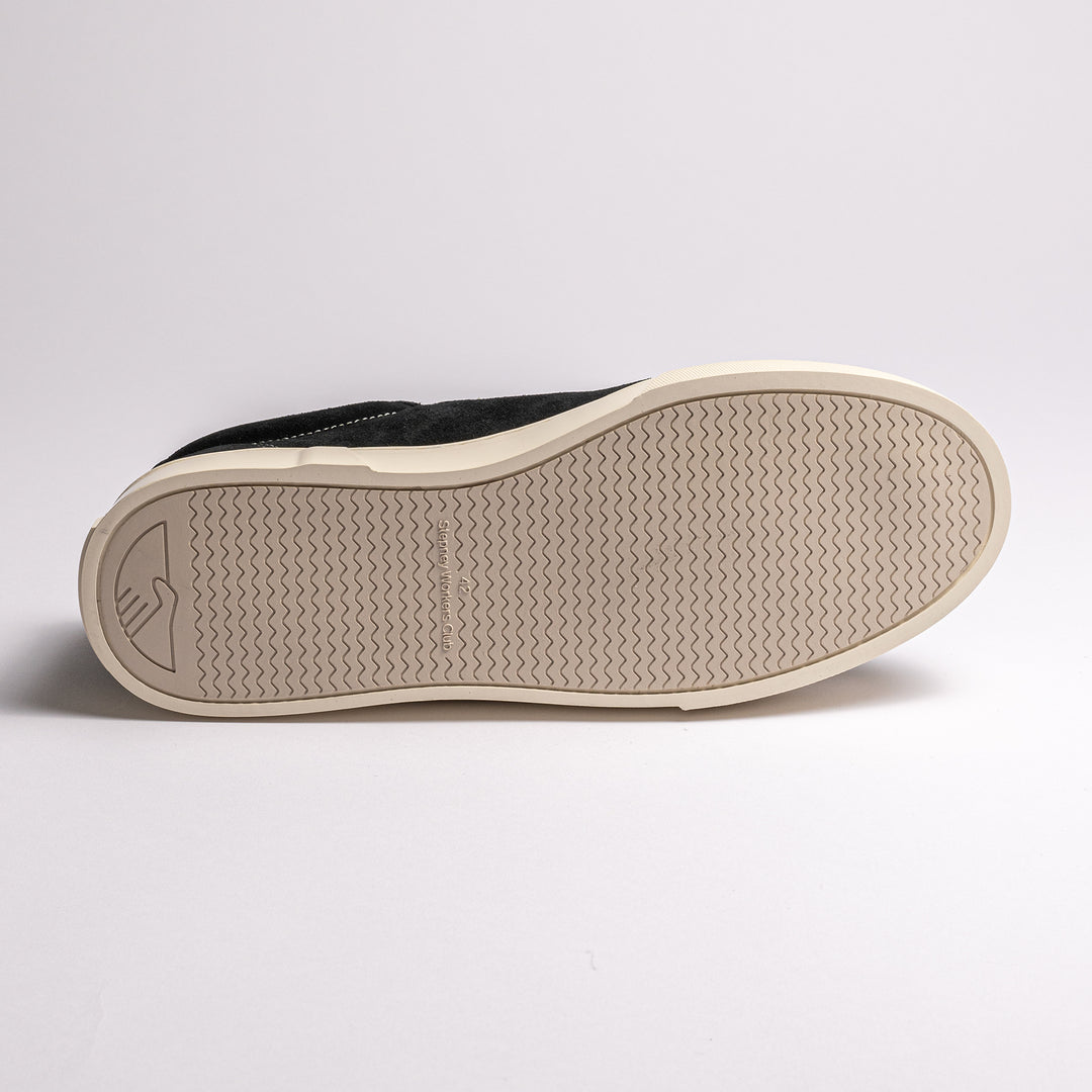 Dellow 02 Cup Suede Sneaker Black/White