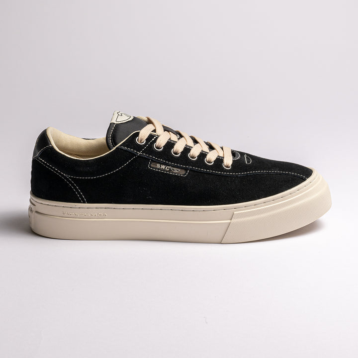 Dellow 02 Cup Suede Sneaker Black/White