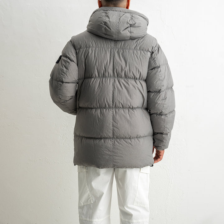 Crinkle Reps NY Recycled Nylon Down Parka 4100012 CEMENT