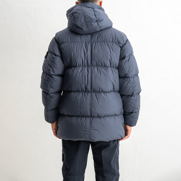 Crinkle Reps NY Recycled Nylon Down Parka 4100012 Navy Blue
