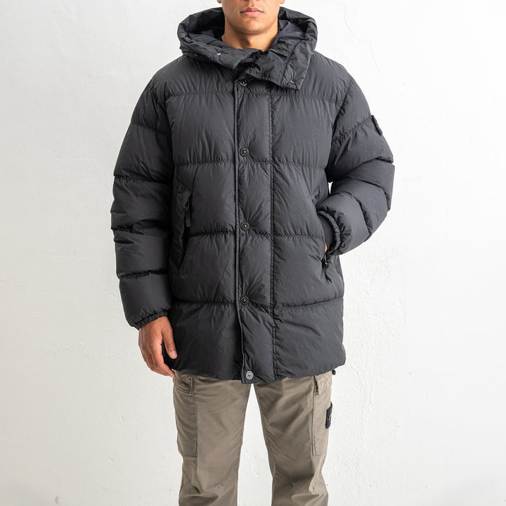 Crinkle Reps NY Recycled Nylon Down Parka 4100012 Black