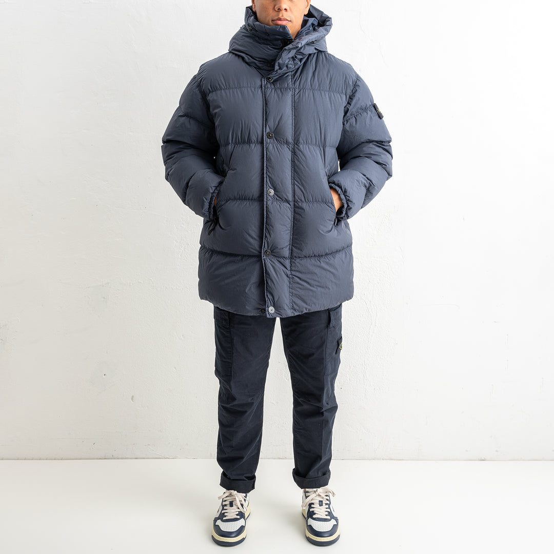 Crinkle Reps NY Recycled Nylon Down Parka 4100012 Navy Blue